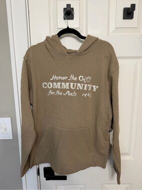 'Honor the Gift' Brown Hoodie Small